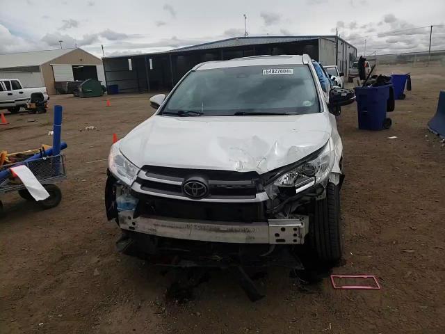 2019 Toyota Highlander Se VIN: 5TDJZRFH5KS942315 Lot: 54027604