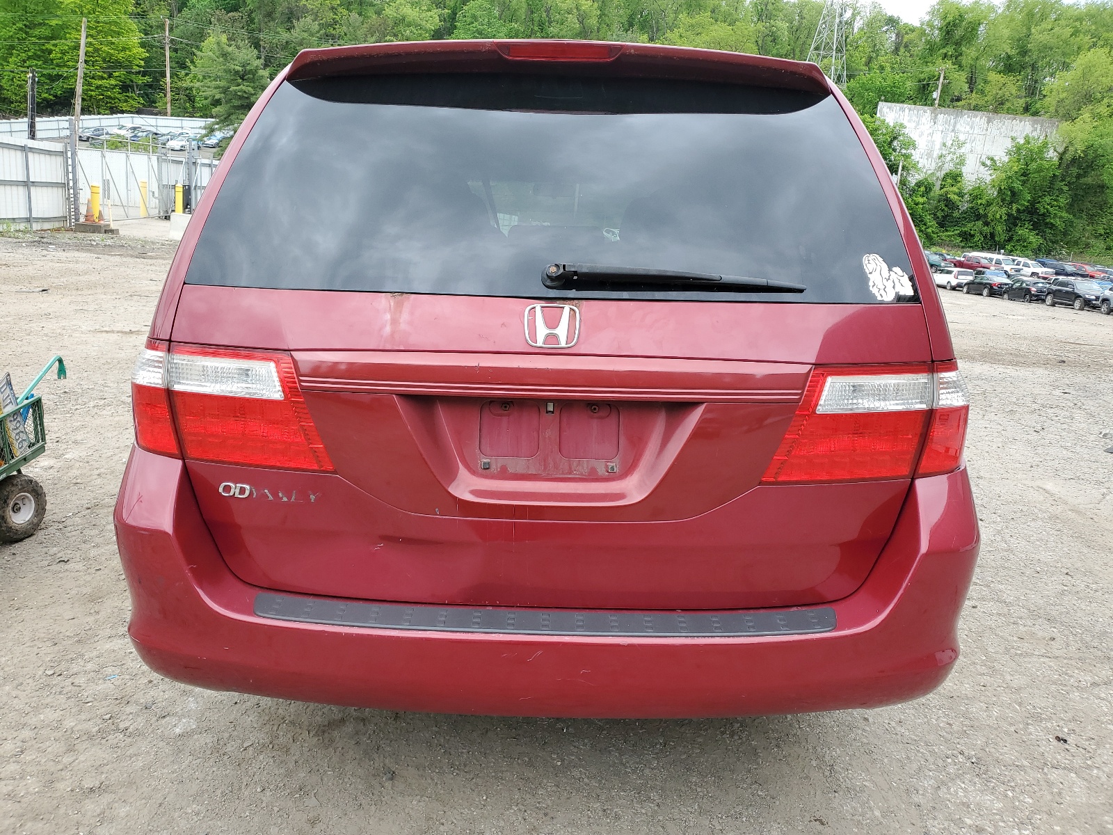 5FNRL38686B428711 2006 Honda Odyssey Exl