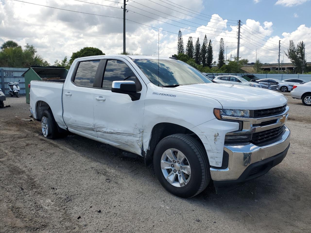 2021 Chevrolet Silverado C1500 Lt VIN: 3GCPWCED4MG154884 Lot: 56010114