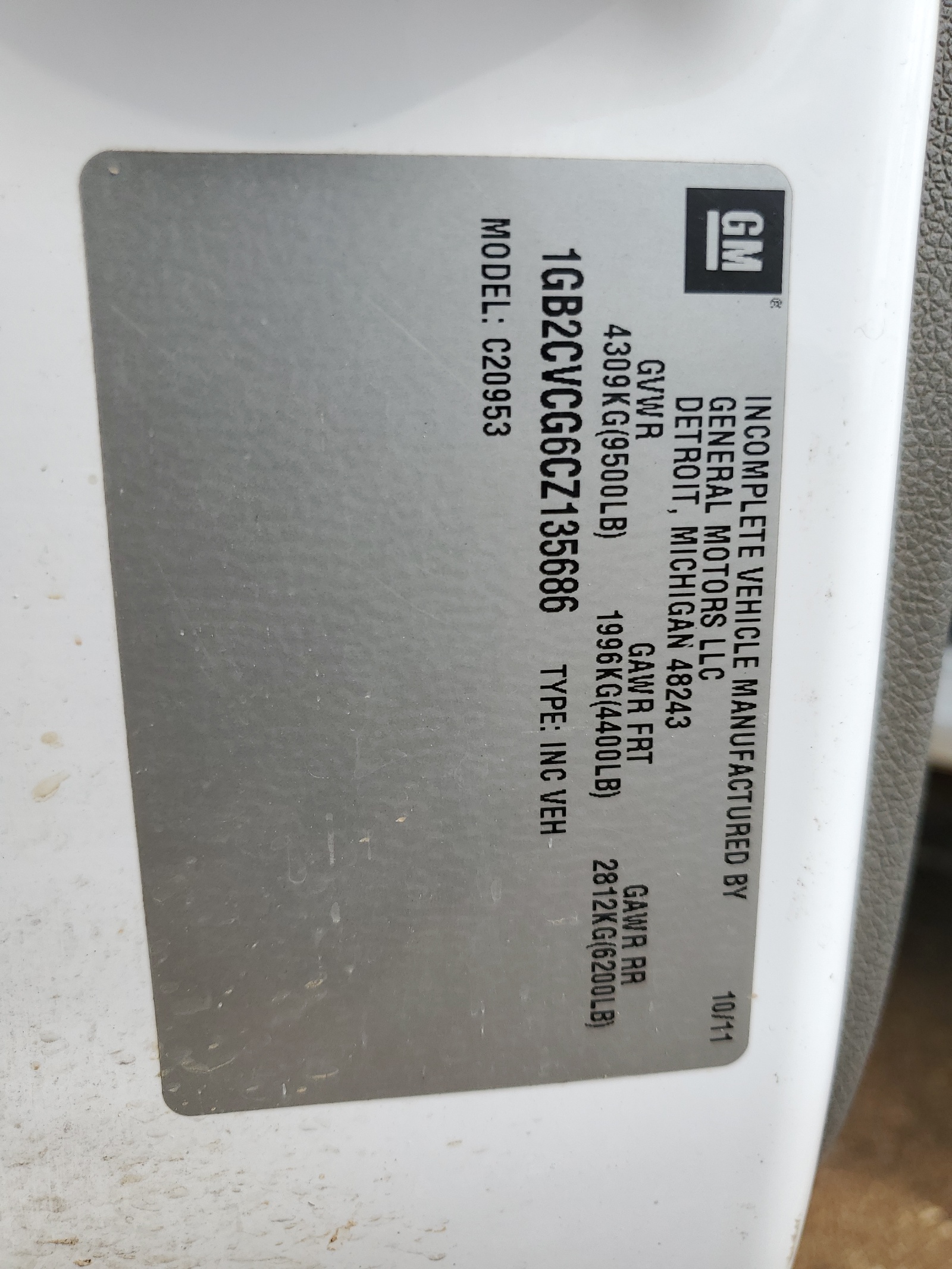 1GB2CVCG6CZ135686 2012 Chevrolet Silverado C2500 Heavy Duty