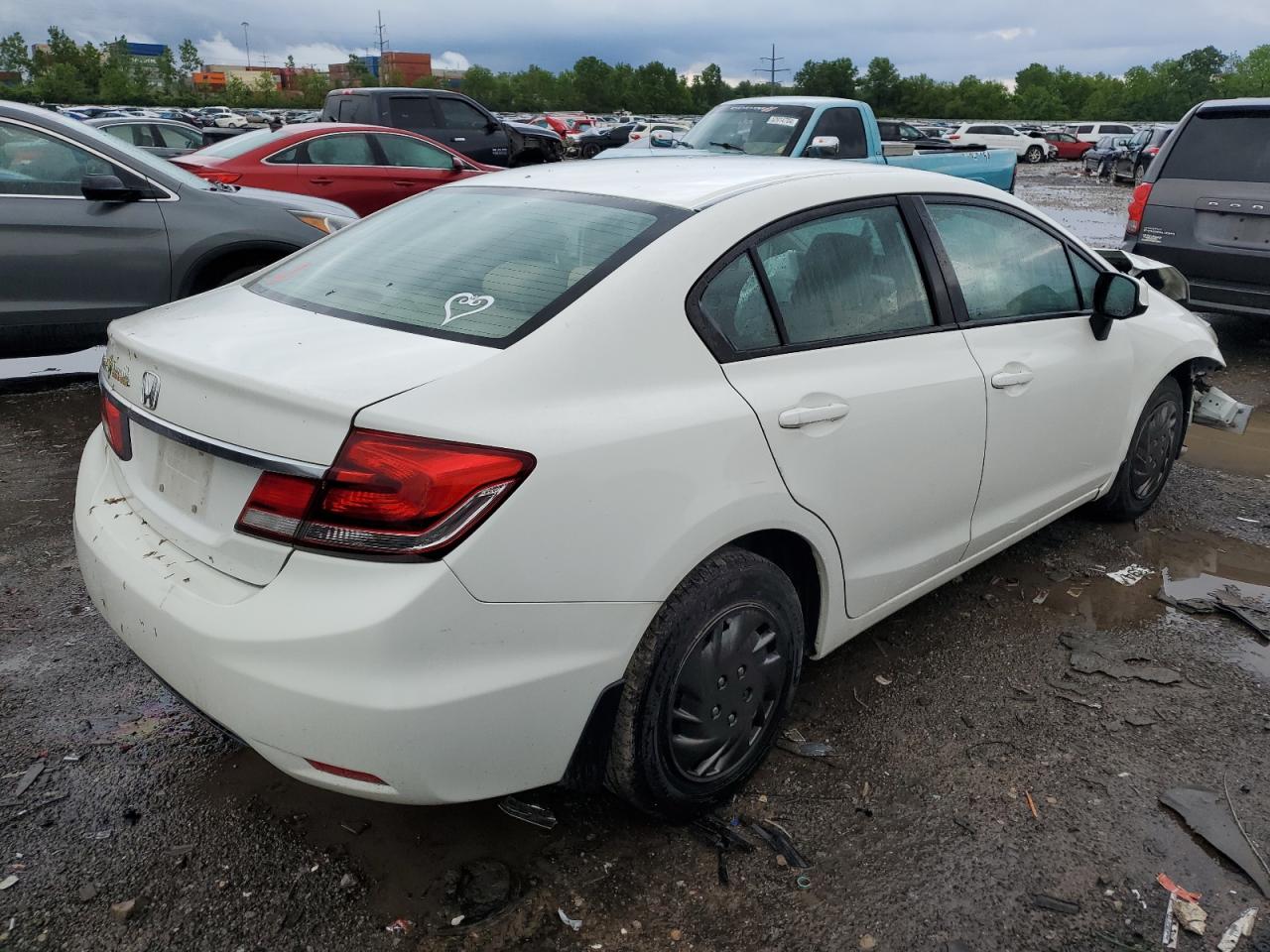 2013 Honda Civic Lx VIN: 2HGFB2F51DH522657 Lot: 54763724