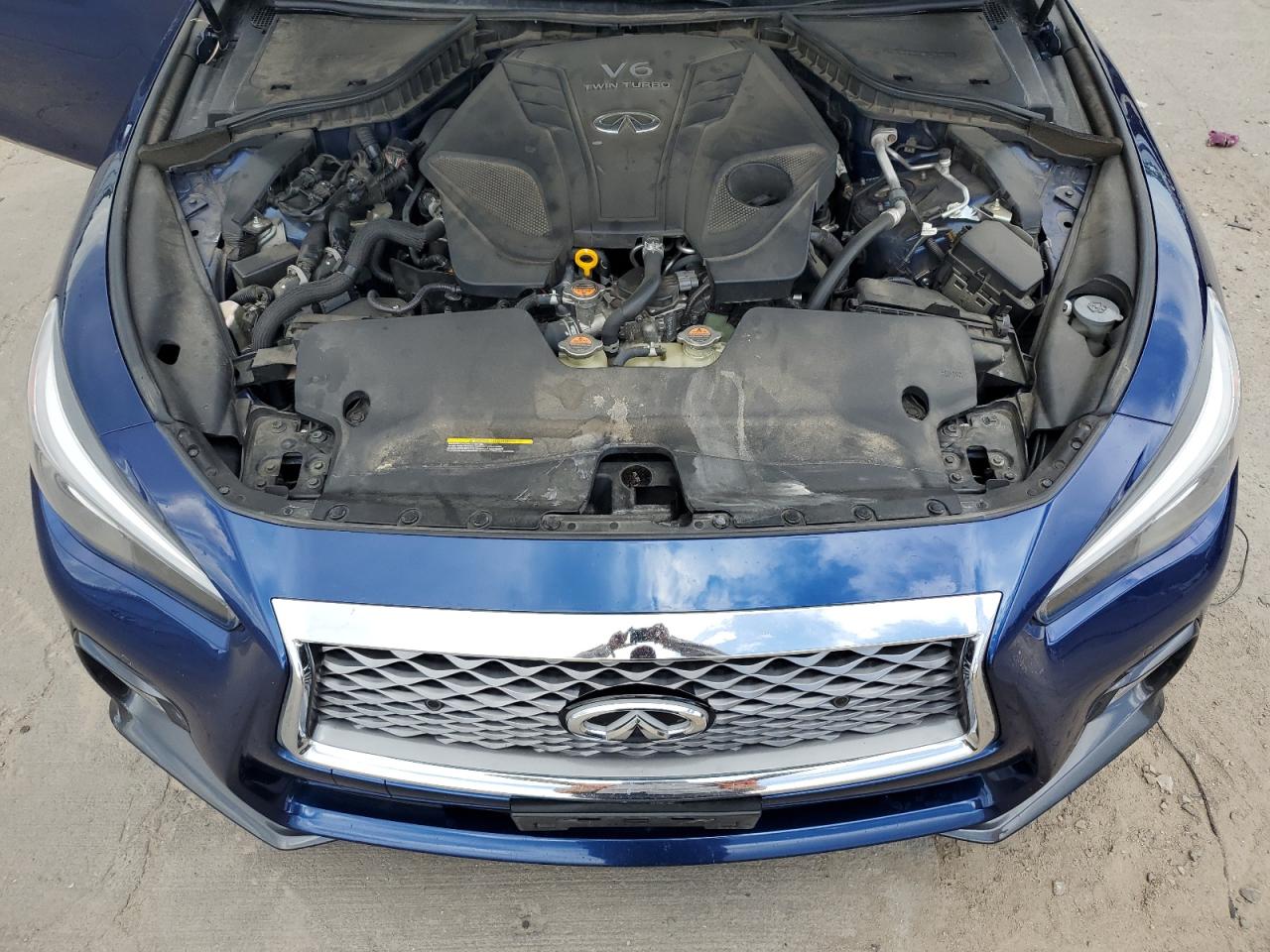 2020 Infiniti Q50 Red Sport 400 VIN: JN1FV7AR9LM660233 Lot: 56854454