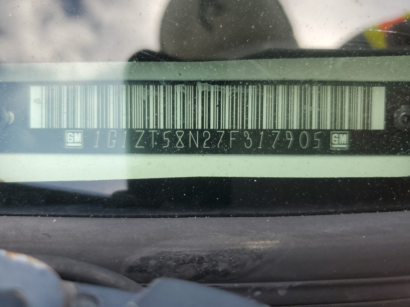 1G1ZT58N27F317905 2007 Chevrolet Malibu Lt