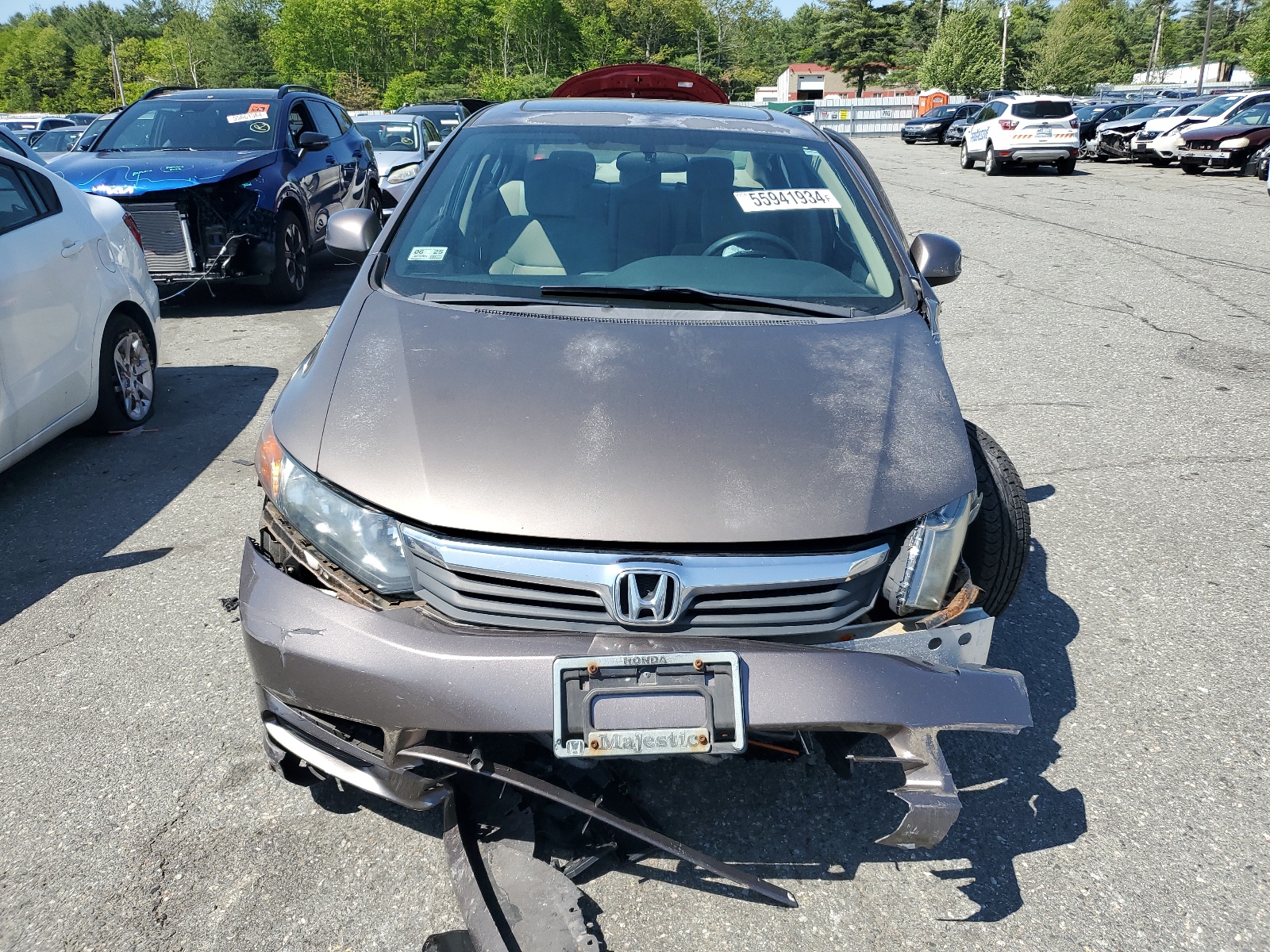 2012 Honda Civic Ex vin: 2HGFB2F80CH549115