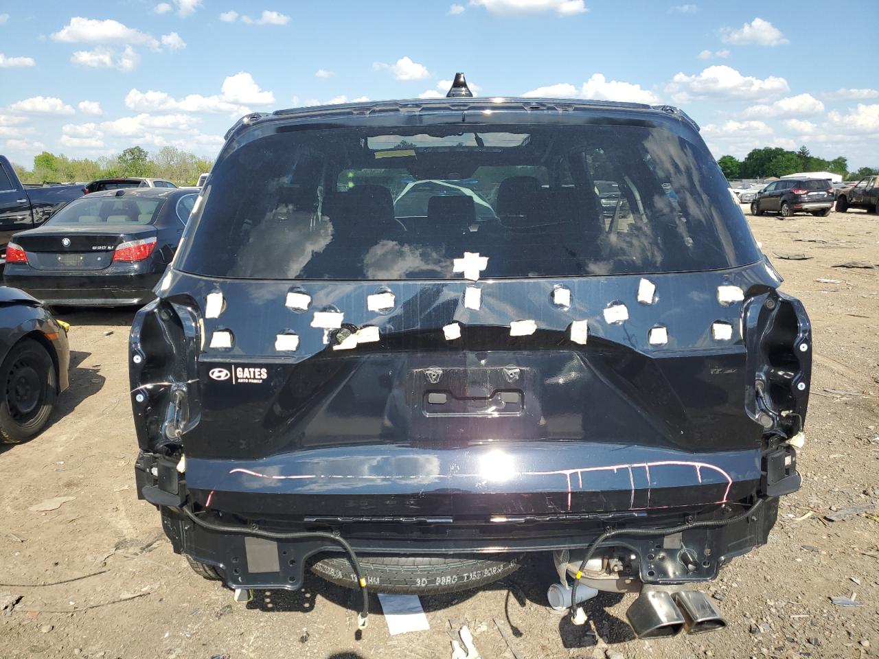 2022 Hyundai Palisade Sel VIN: KM8R4DHE2NU457973 Lot: 52176844