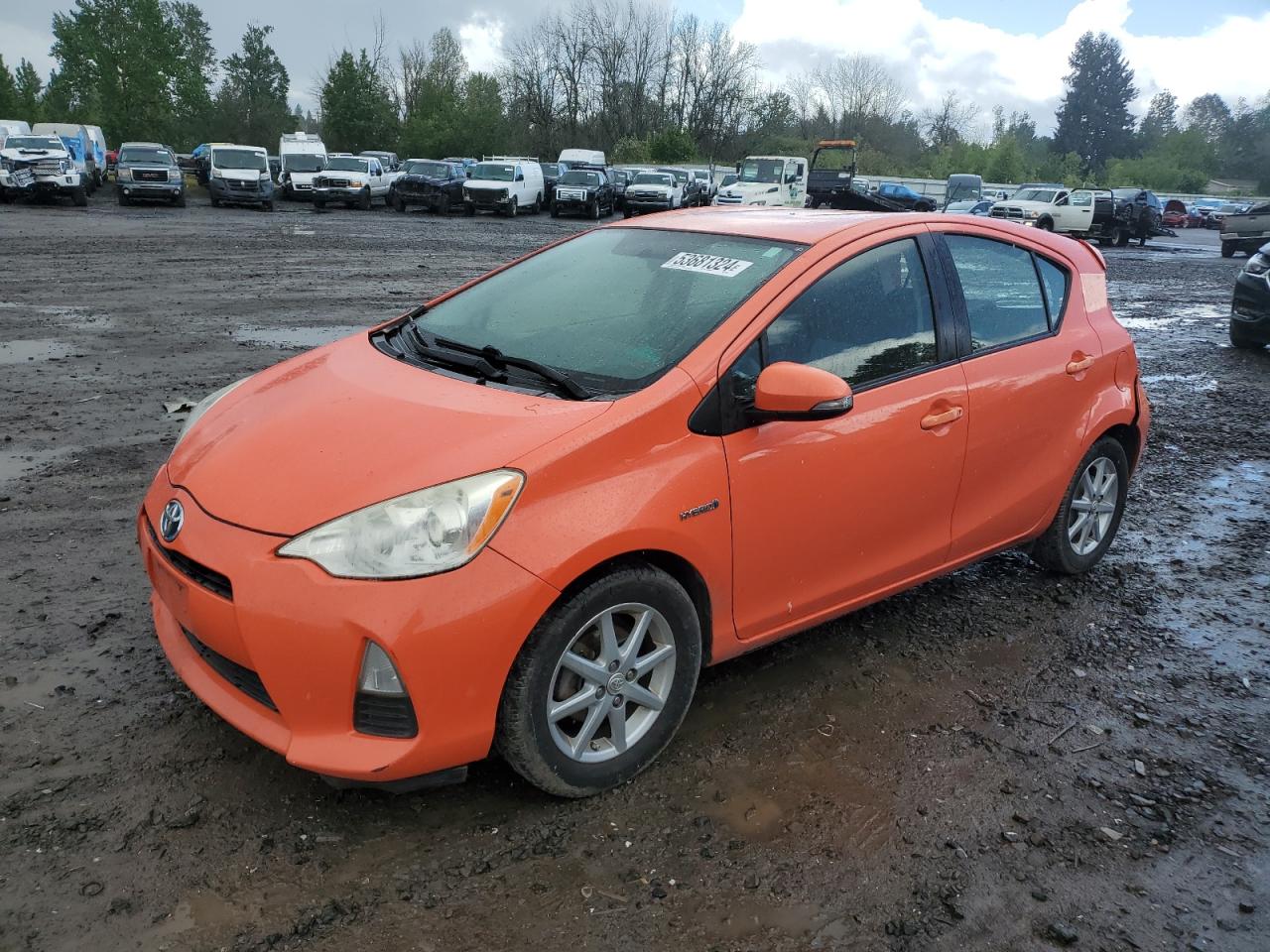 VIN JTDKDTB37D1036323 2013 TOYOTA PRIUS no.1