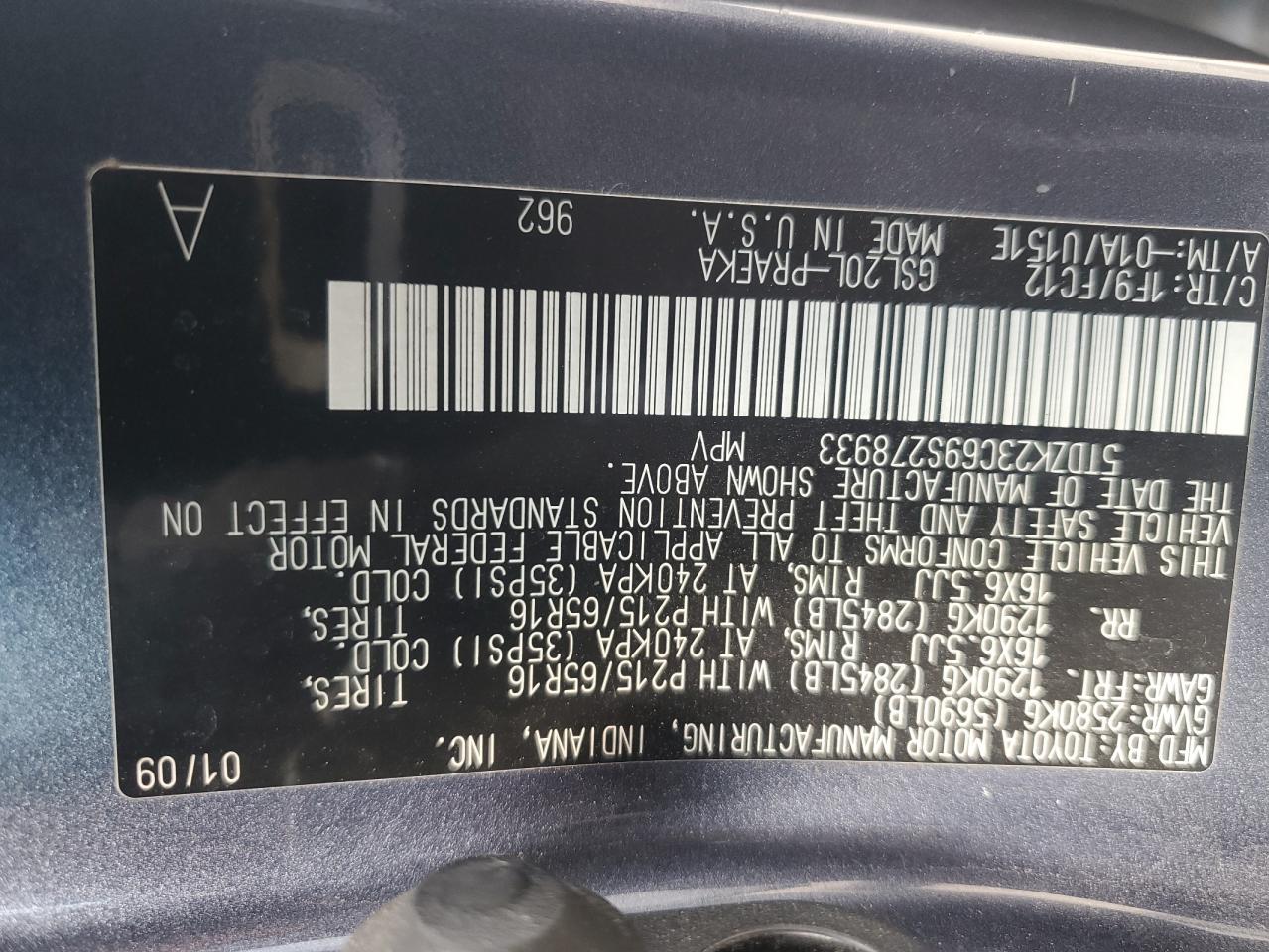 5TDZK23C69S278933 2009 Toyota Sienna Ce