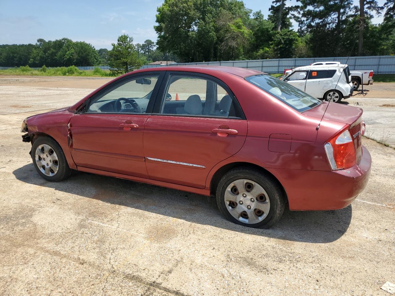 2004 Kia Spectra Lx VIN: KNAFE121445012309 Lot: 55923064