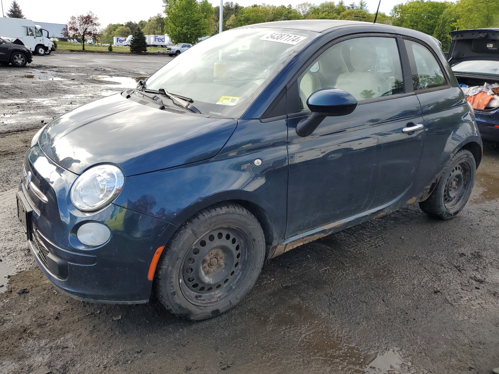 2013 Fiat 500 Pop vin: 3C3CFFAR2DT575015