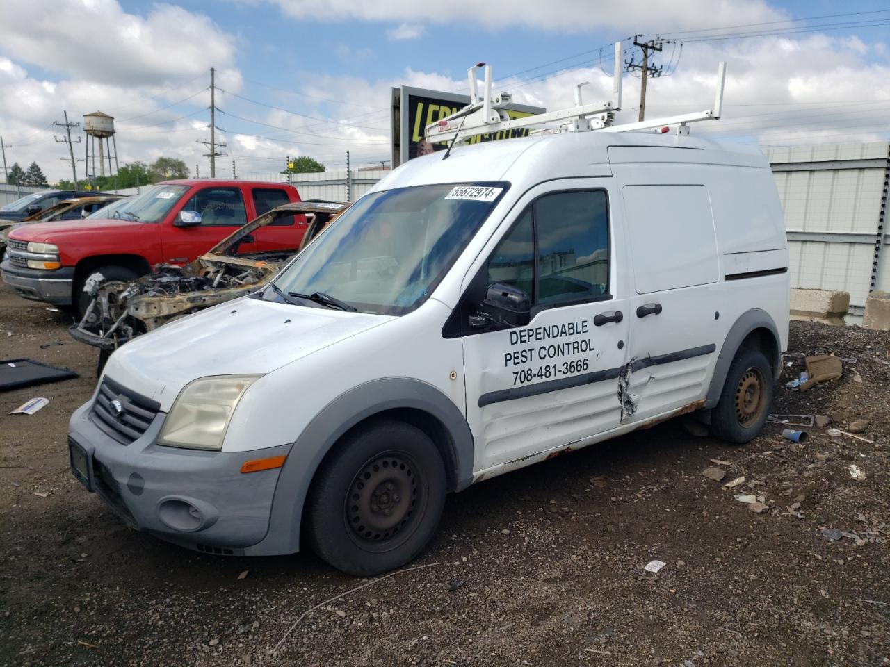 2012 Ford Transit Connect Xl VIN: NM0LS7CN5CT121324 Lot: 55672974