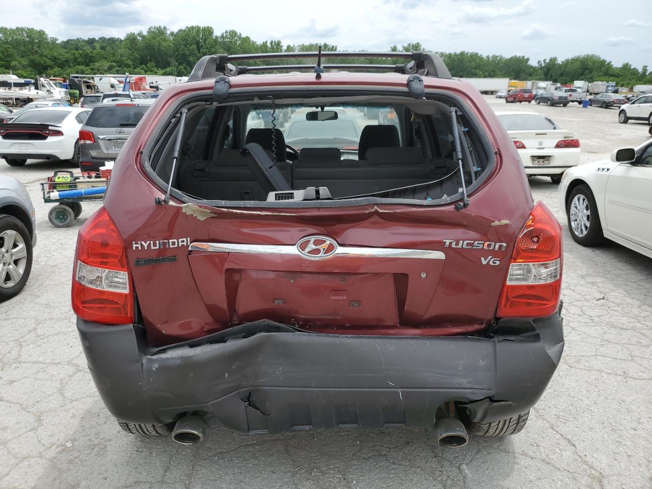2007 Hyundai Tucson Se VIN: KM8JN12D77U491869 Lot: 56669544