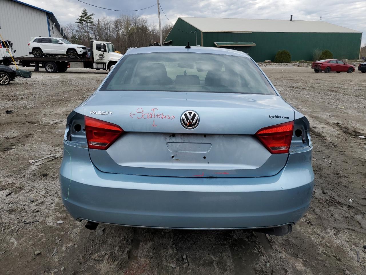 2012 Volkswagen Passat S VIN: 1VWAP7A34CC037232 Lot: 60046894