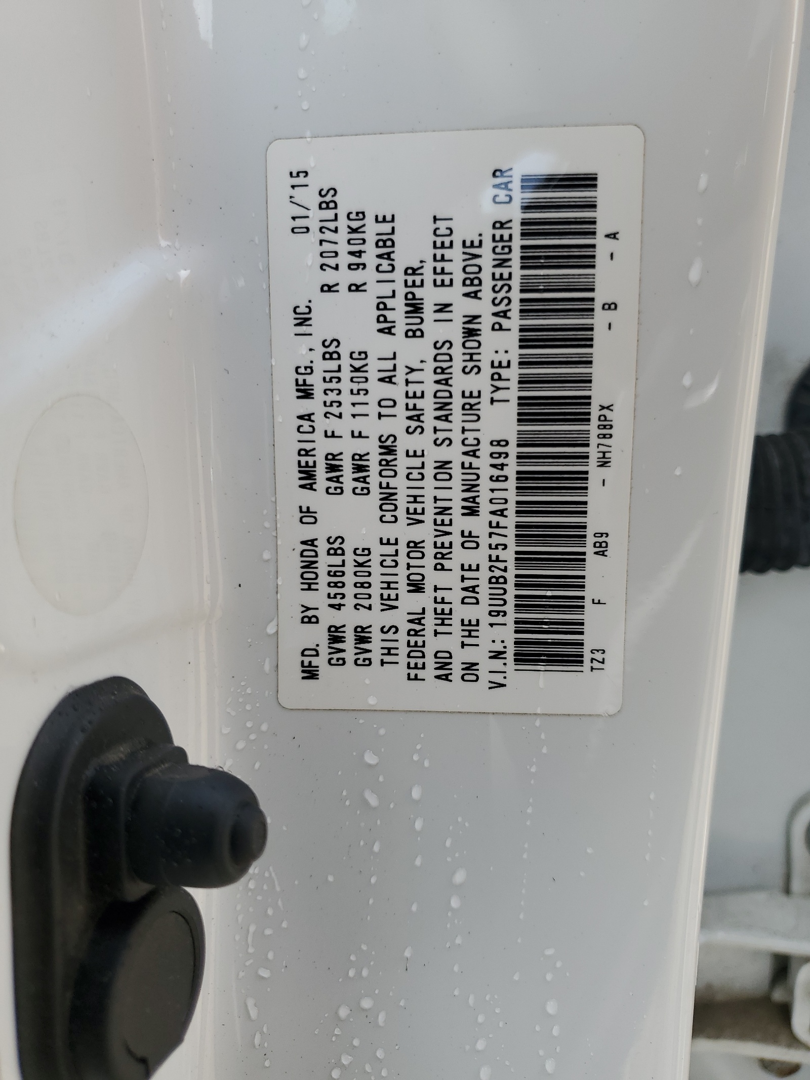 19UUB2F57FA016498 2015 Acura Tlx Tech