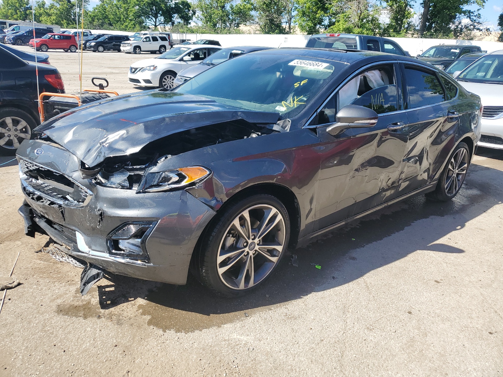 2019 Ford Fusion Titanium vin: 3FA6P0K90KR271456