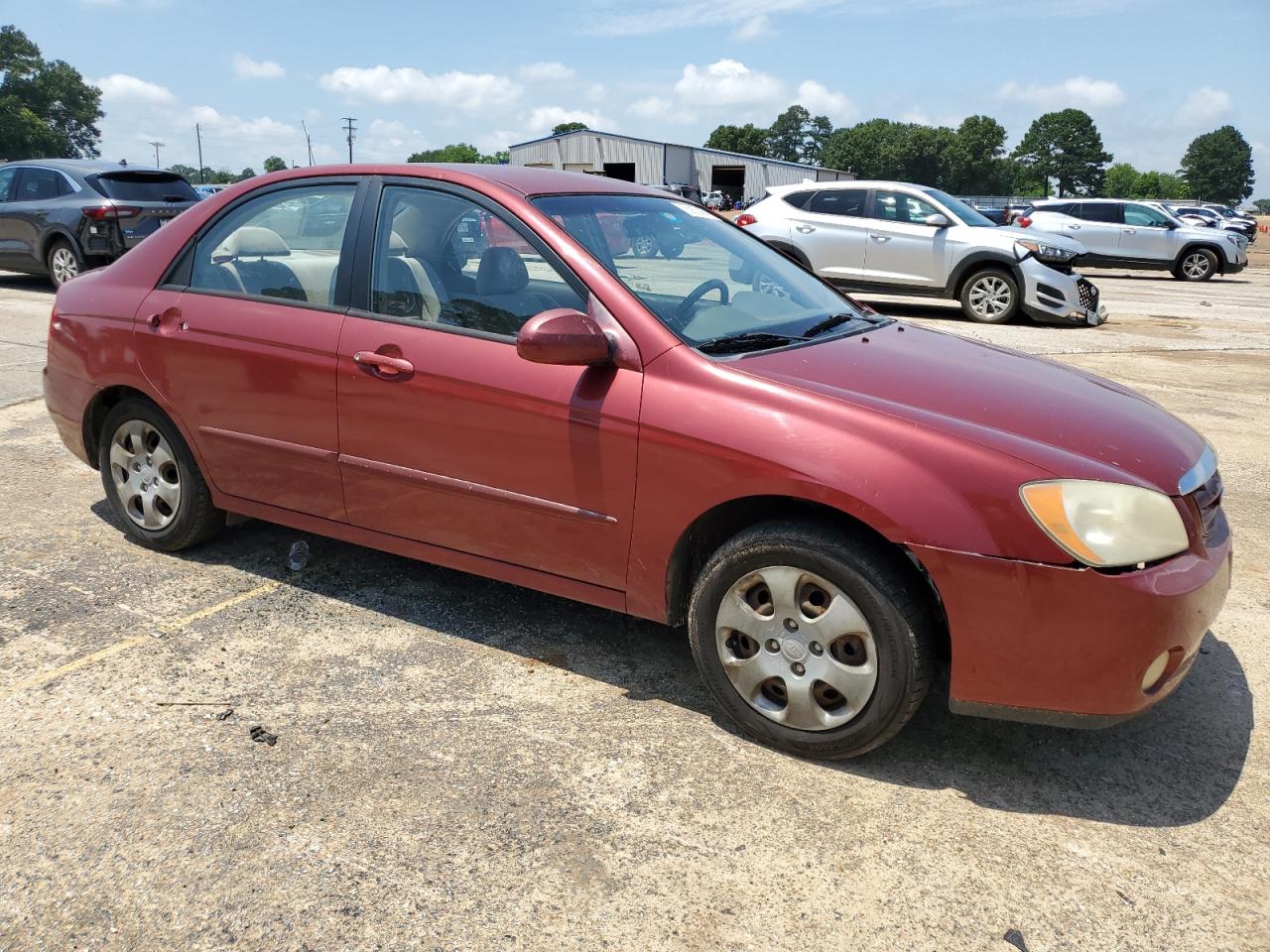 2004 Kia Spectra Lx VIN: KNAFE121445012309 Lot: 55923064