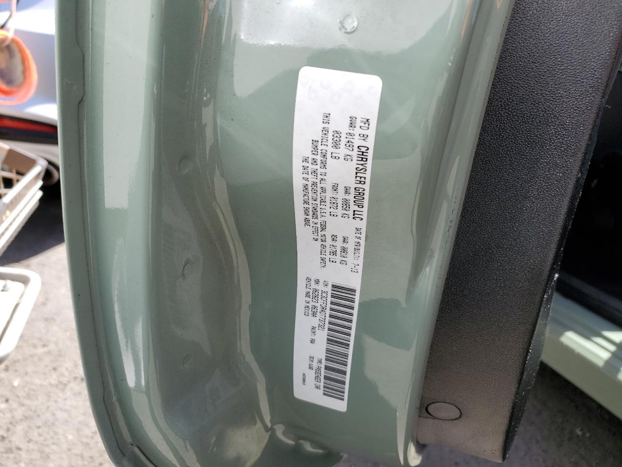 2013 Fiat 500 Pop VIN: 3C3CFFDR4DT737321 Lot: 52975024