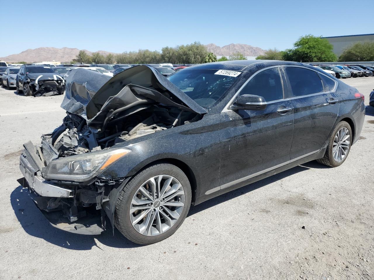 2015 Hyundai Genesis 3.8L VIN: KMHGN4JE2FU101846 Lot: 57269274