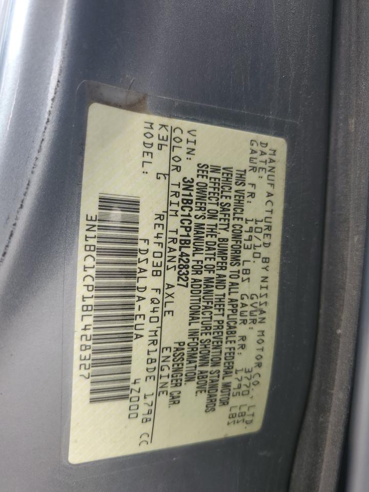 3N1BC1CP1BL428327 2011 Nissan Versa S