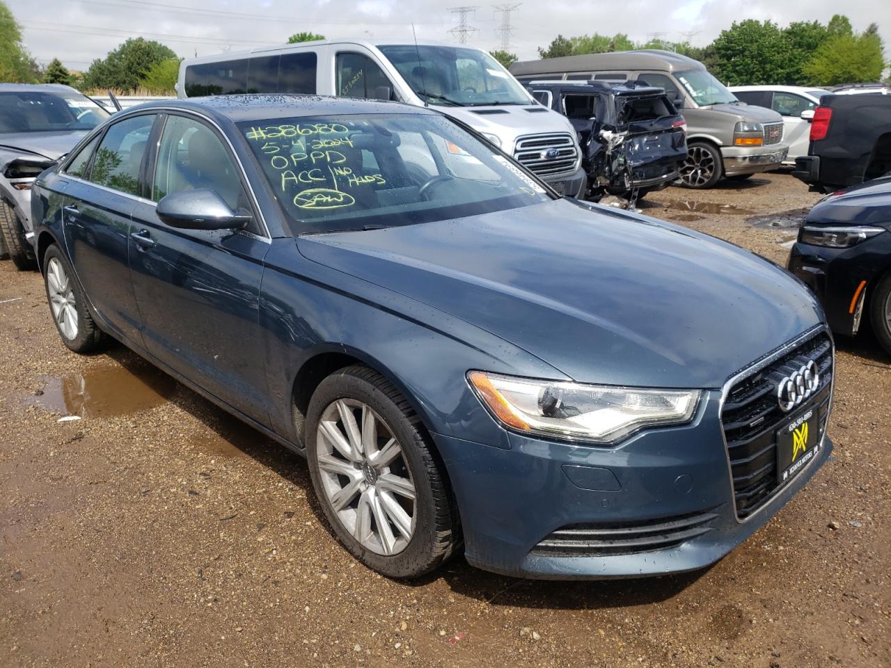 2013 Audi A6 Premium Plus VIN: WAUGFAFC9DN064998 Lot: 56317524
