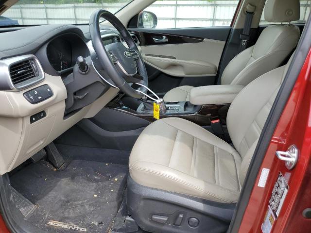 KIA SORENTO 2020 Красный