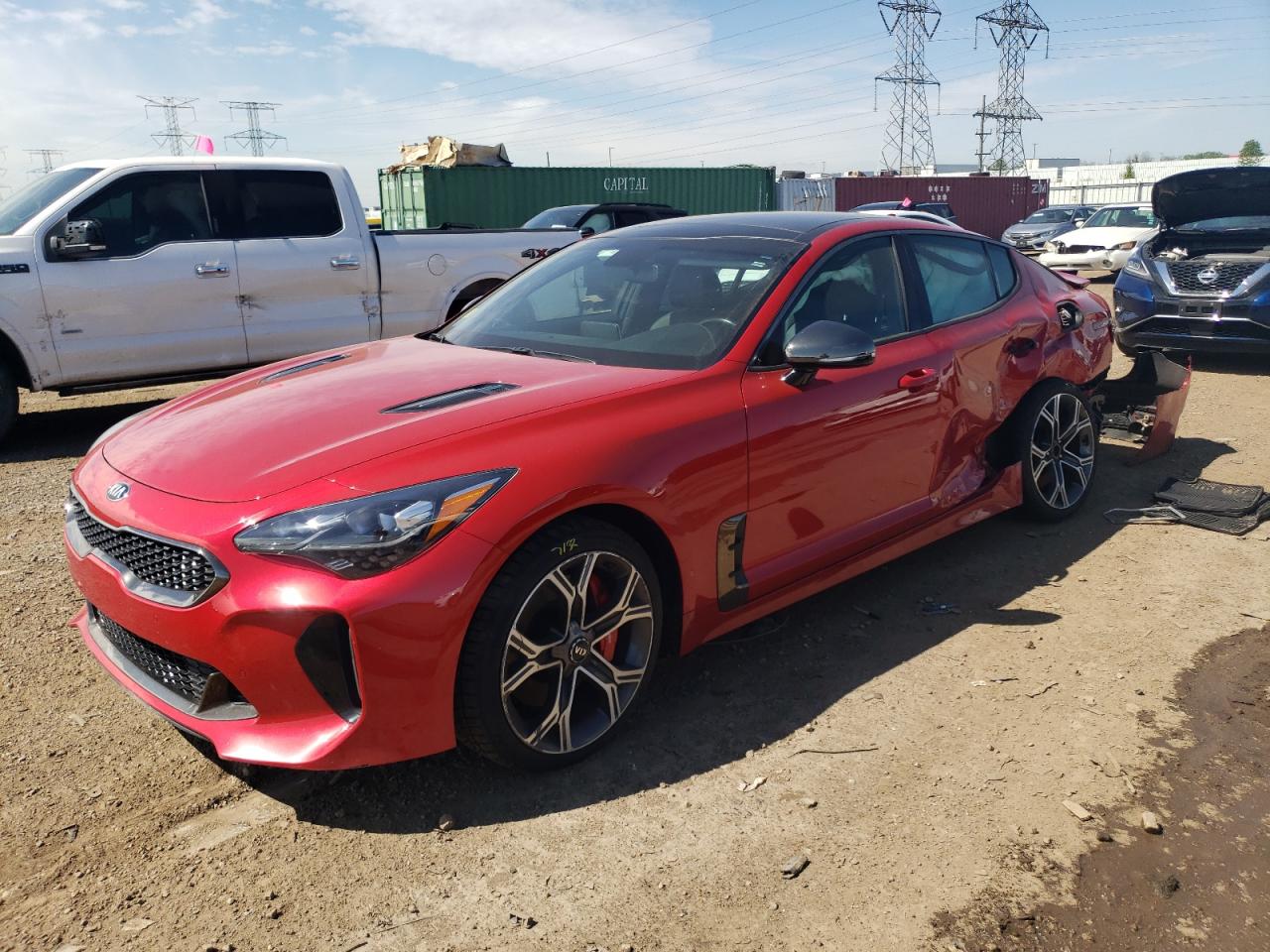 2018 Kia Stinger Gt1 VIN: KNAE45LC4J6028733 Lot: 53642104