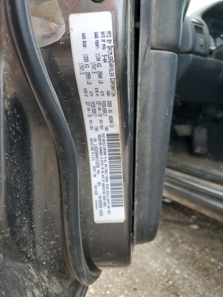 2004 Jeep Grand Cherokee Limited VIN: 1J4GX58N04C418239 Lot: 57129984