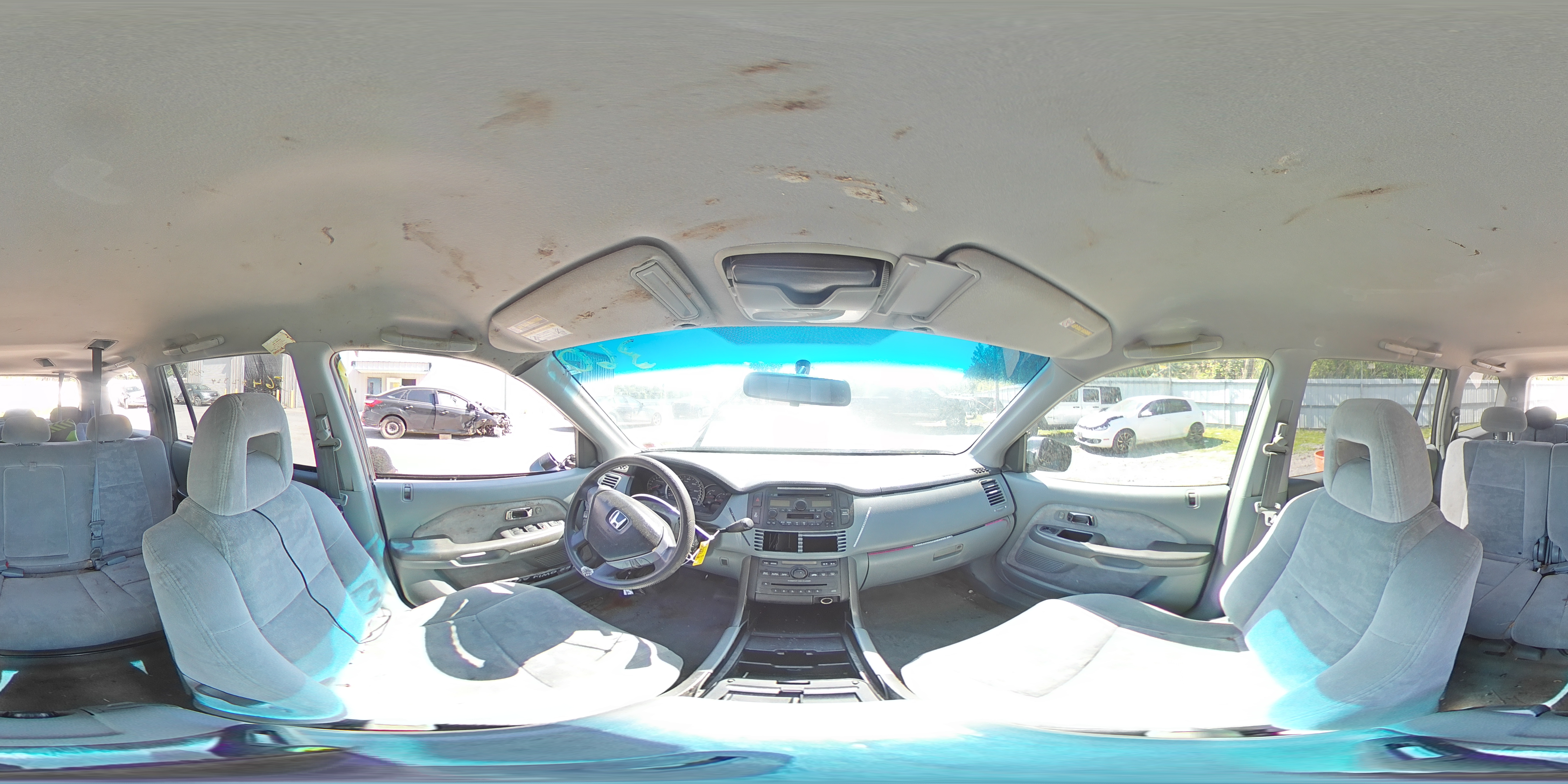 2005 Honda Pilot Ex VIN: 2HKYF18485H548837 Lot: 56482324