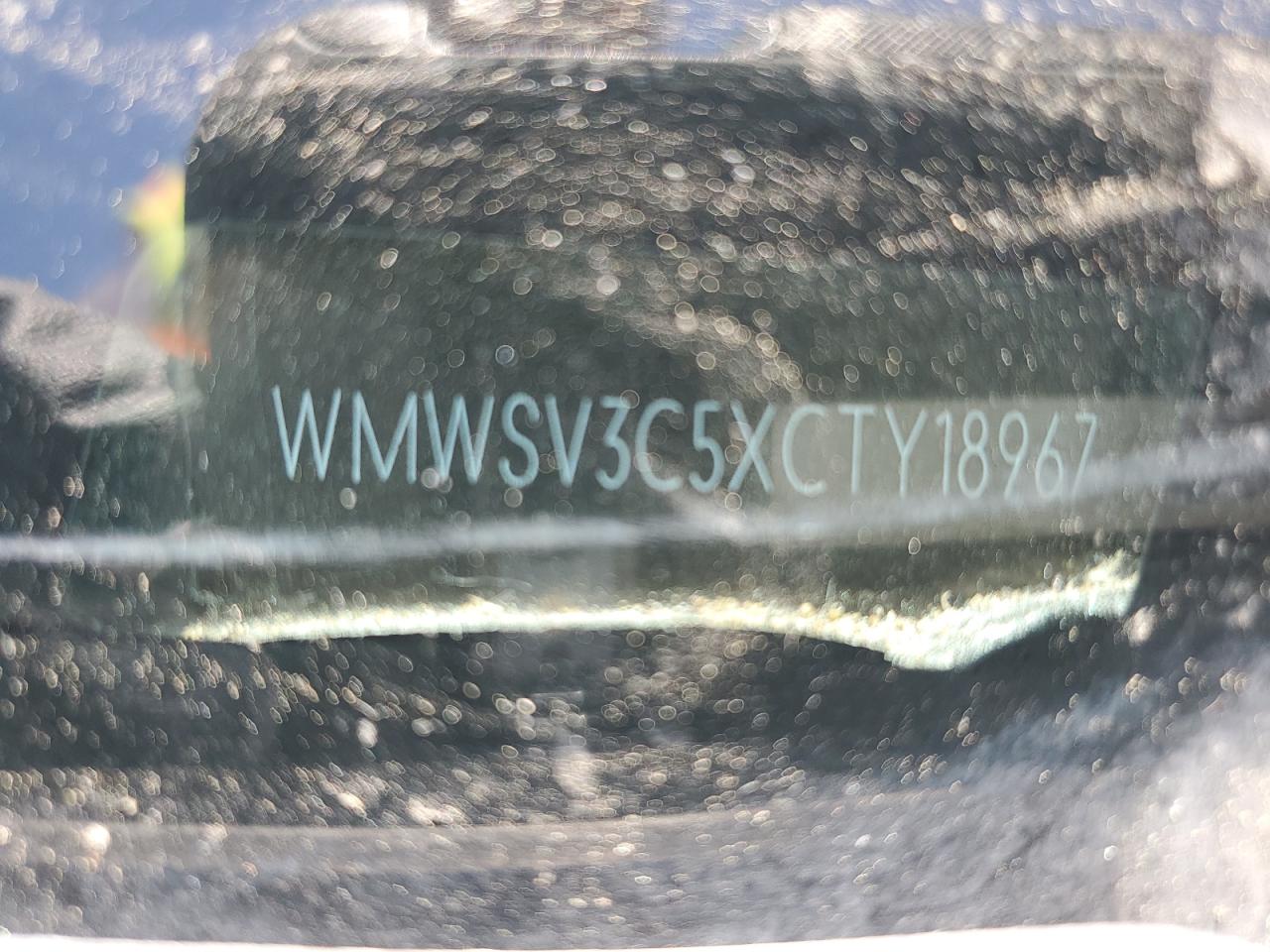 2012 Mini Cooper S VIN: WMWSV3C5XCTY18967 Lot: 55316654