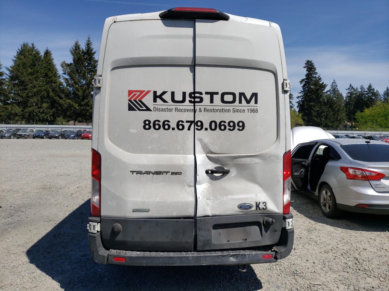 2019 Ford Transit T-250 VIN: 1FTYR2XG7KKA09714 Lot: 55074284