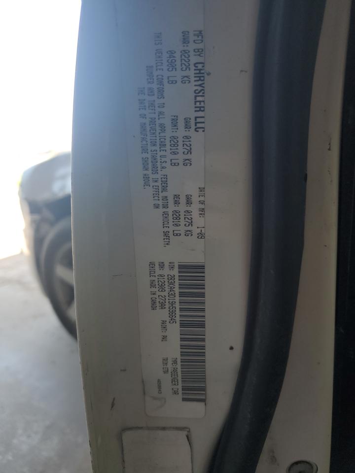 2009 Dodge Charger VIN: 2B3KA43D19H596645 Lot: 56188244