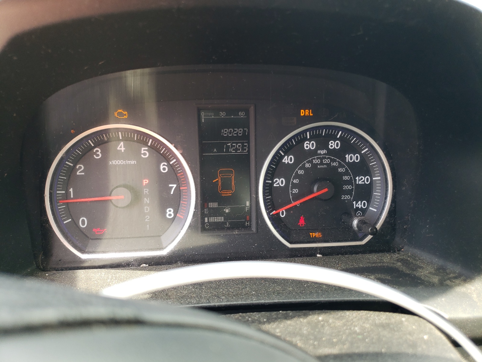 5J6RE48329L021372 2009 Honda Cr-V Lx