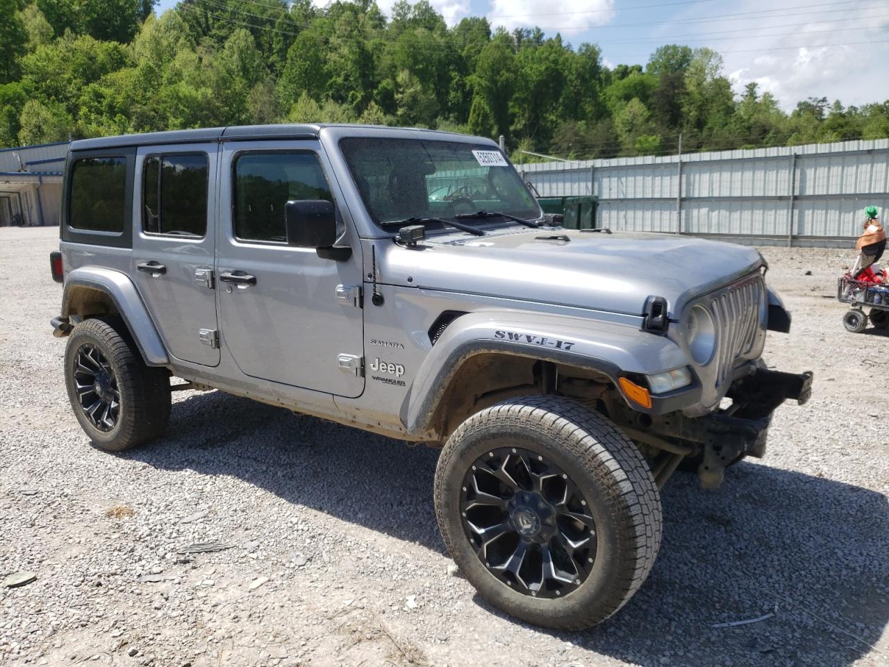 2019 Jeep Wrangler Unlimited Sahara VIN: 1C4HJXEN6KW591481 Lot: 52507314