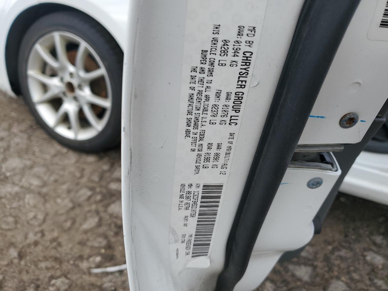 2013 Dodge Dart Sxt VIN: 1C3CDFBA5DD107350 Lot: 56045944