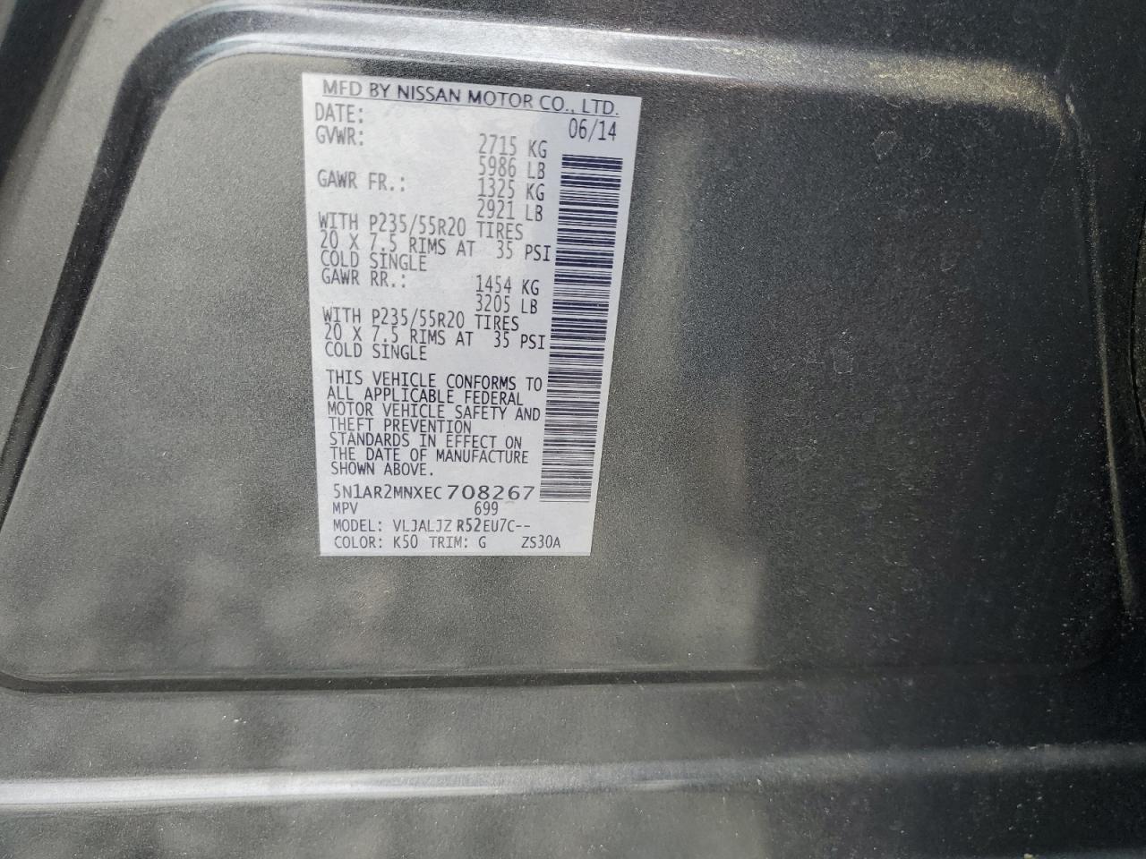 2014 Nissan Pathfinder - Image 13