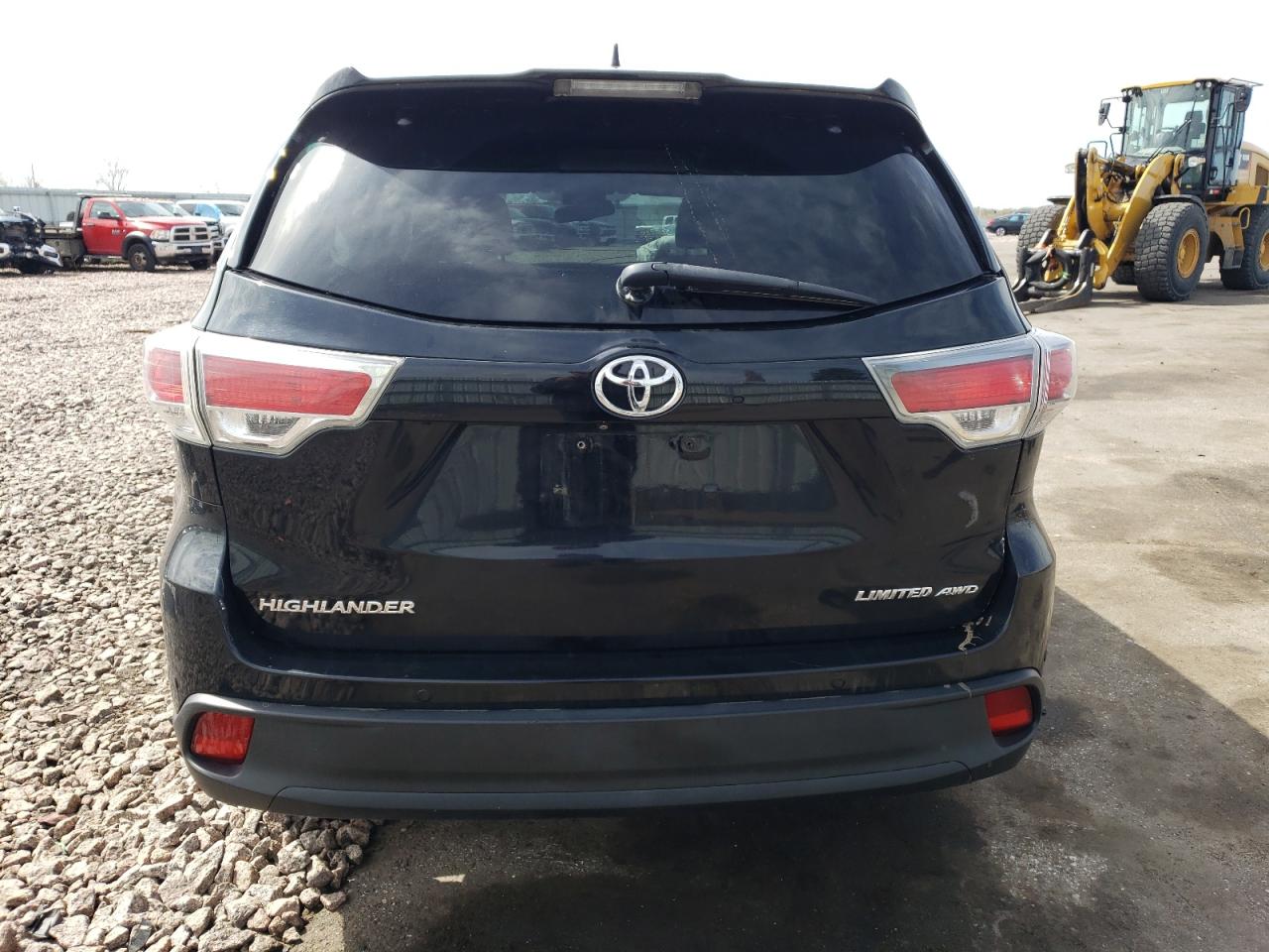 2015 Toyota Highlander Limited VIN: 5TDDKRFH9FS184423 Lot: 53126064