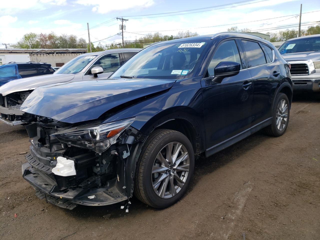 2021 Mazda Cx-5 Grand Touring VIN: JM3KFBDMXM0361815 Lot: 51626334