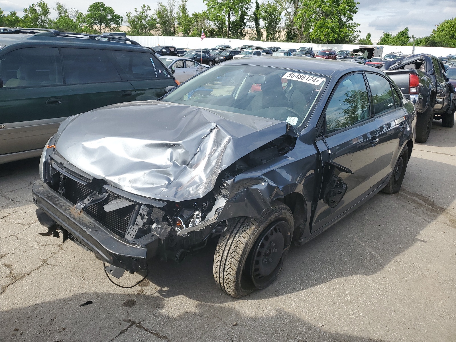 2012 Volkswagen Jetta Base vin: 3VW2K7AJ1CM419928