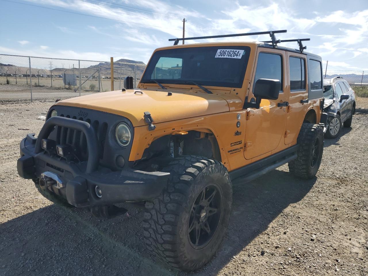 2012 Jeep Wrangler Unlimited Sport VIN: 1C4BJWDG6CL134675 Lot: 50616264