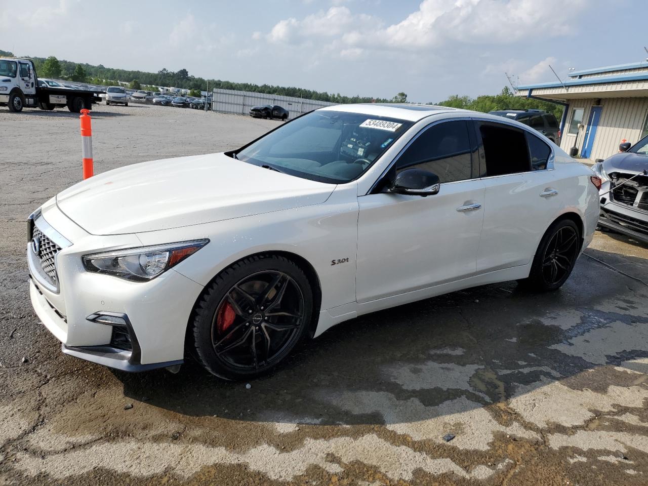 2020 Infiniti Q50 Red Sport 400 VIN: JN1FV7AP4LM630040 Lot: 53489304