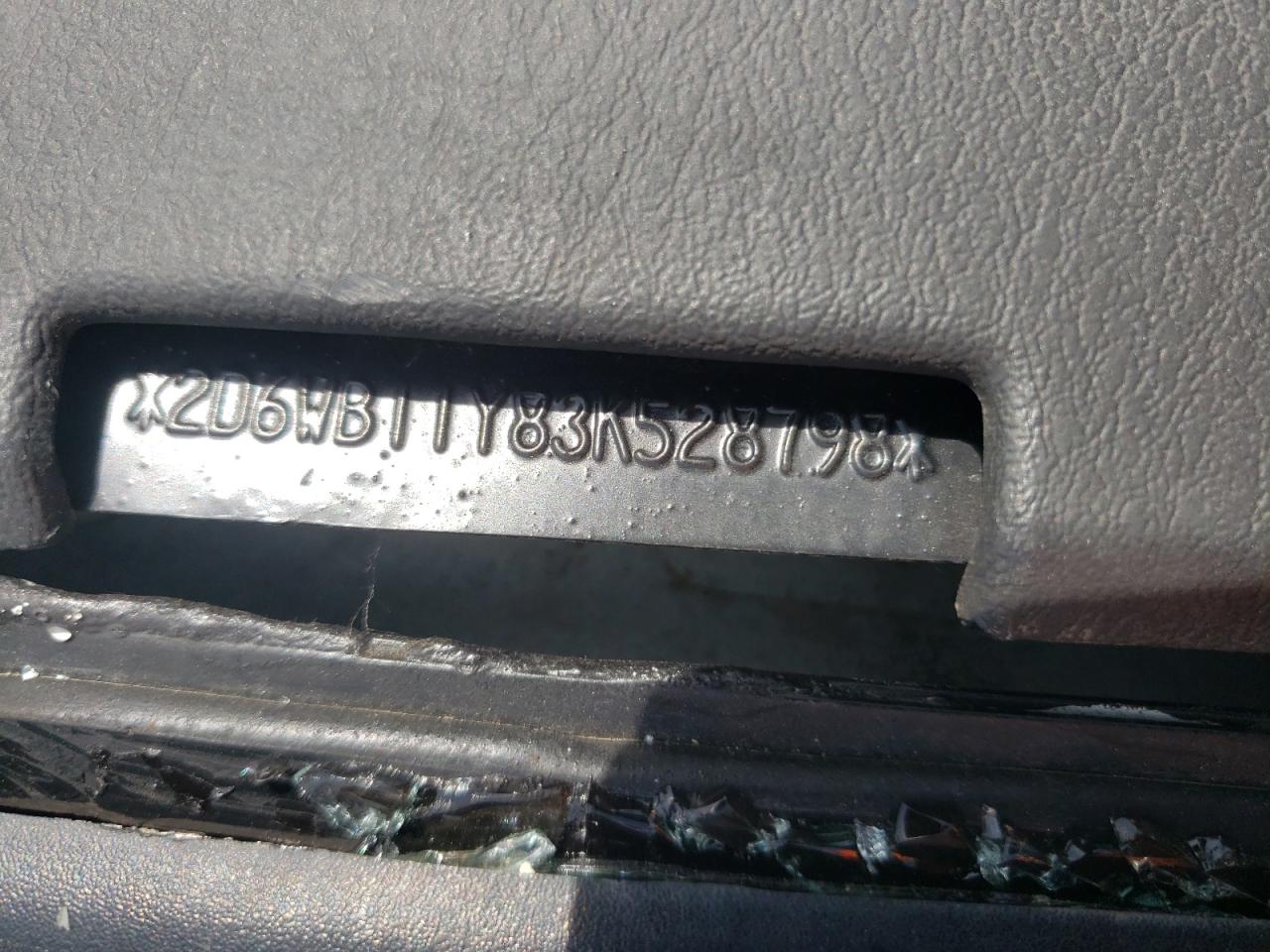 2003 Dodge Ram Van B1500 VIN: 2D6WB11Y83K528798 Lot: 53028204