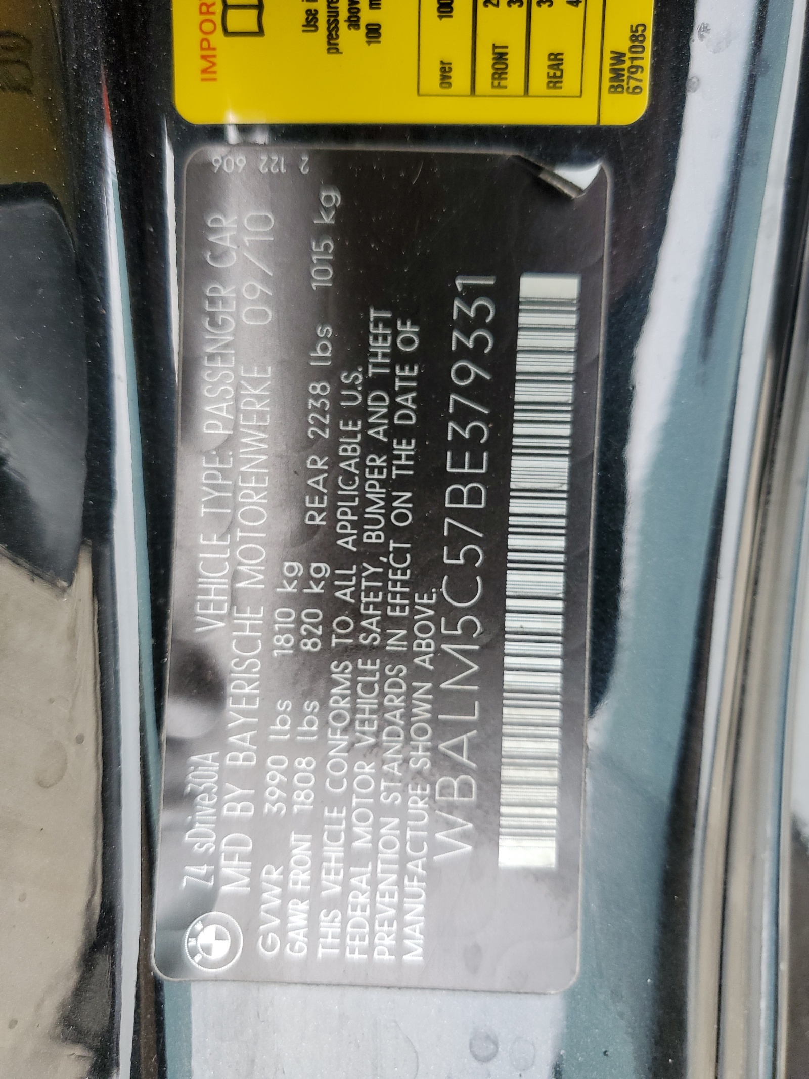 WBALM5C57BE379331 2011 BMW Z4 Sdrive30I