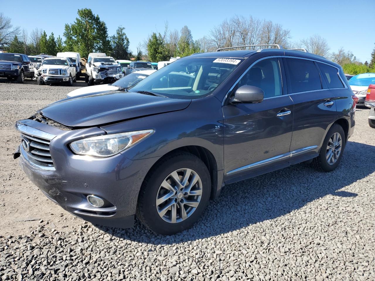 2014 Infiniti Qx60 VIN: 5N1AL0MM1EC551337 Lot: 53693394