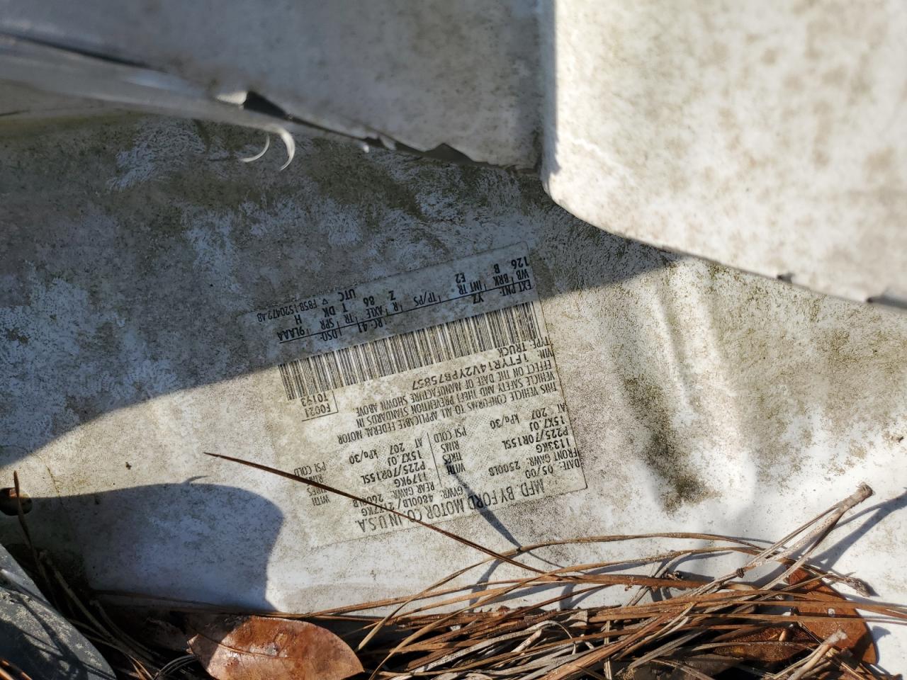 2000 Ford Ranger Super Cab VIN: 1FTYR14V2YPB75857 Lot: 55067504