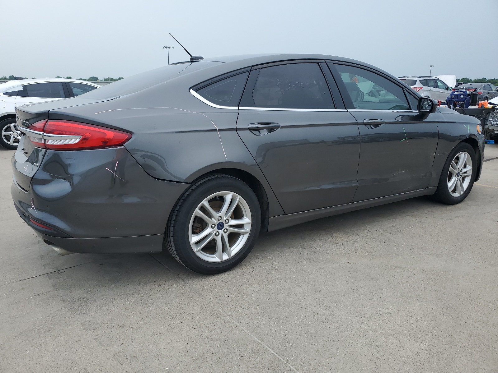 2018 Ford Fusion Se vin: 3FA6P0H76JR190837