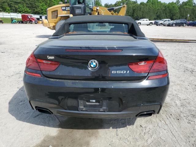  BMW 6 SERIES 2015 Черный