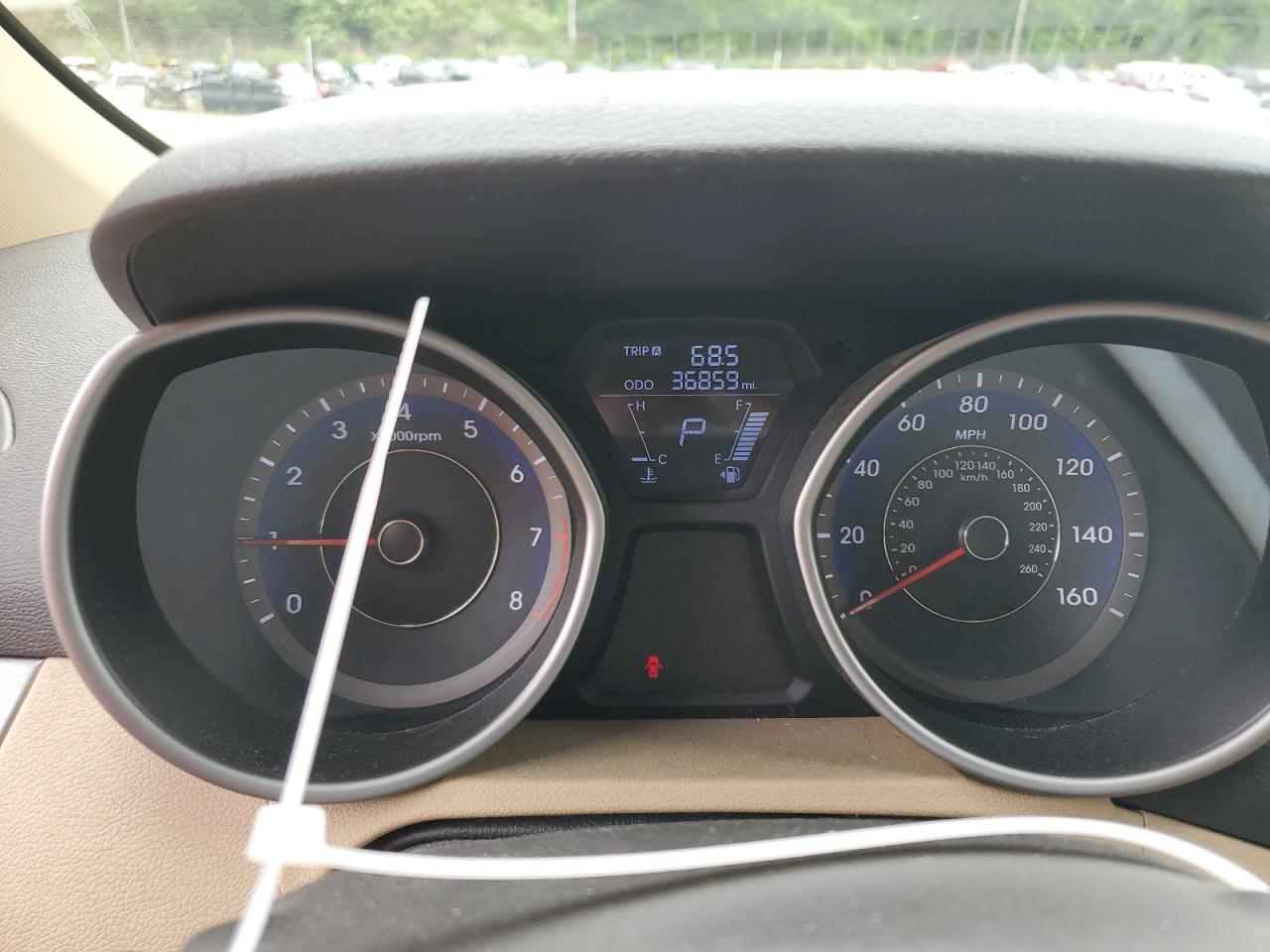 2012 Hyundai Elantra Gls VIN: KMHDH4AE4CU201680 Lot: 53931004