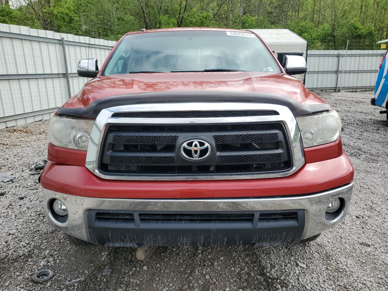 2012 Toyota Tundra Double Cab Sr5 VIN: 5TFUY5F11CX255629 Lot: 52670474