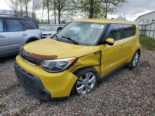  KIA SOUL 2015 Жовтий