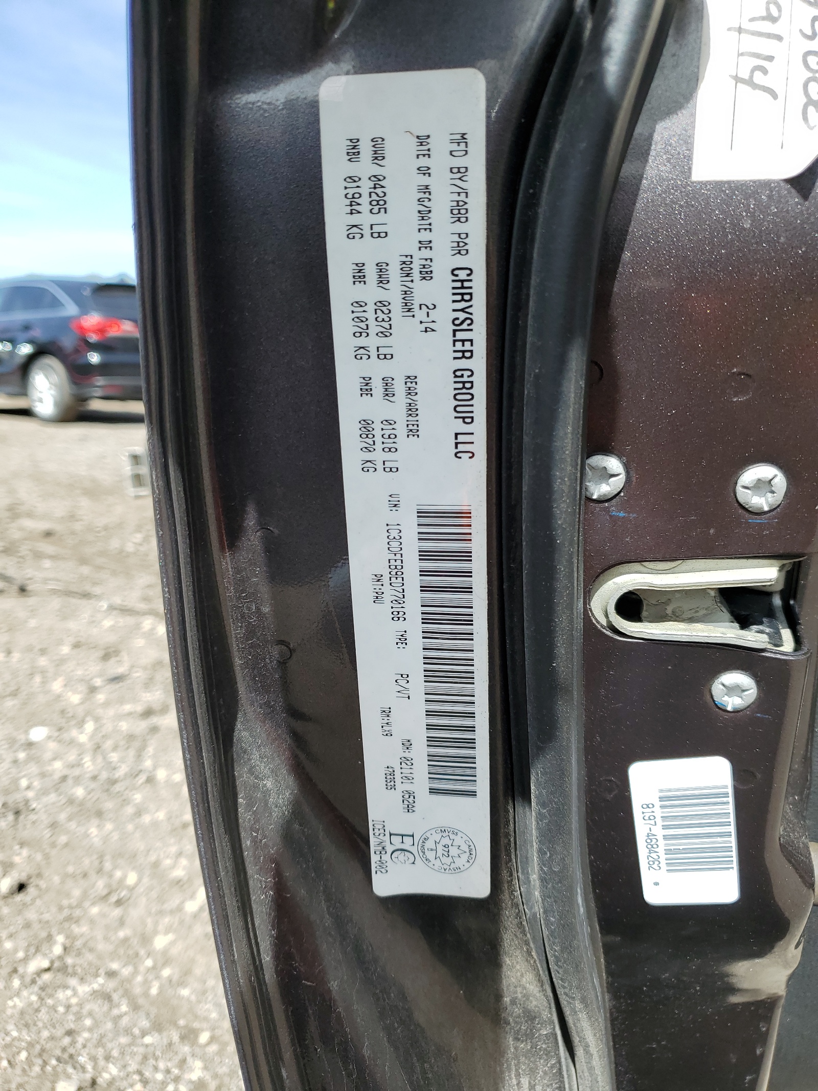 1C3CDFEB9ED770166 2014 Dodge Dart Gt