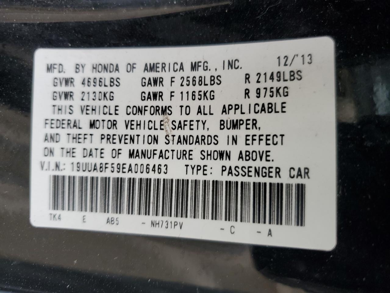 2014 Acura TL - Image 14